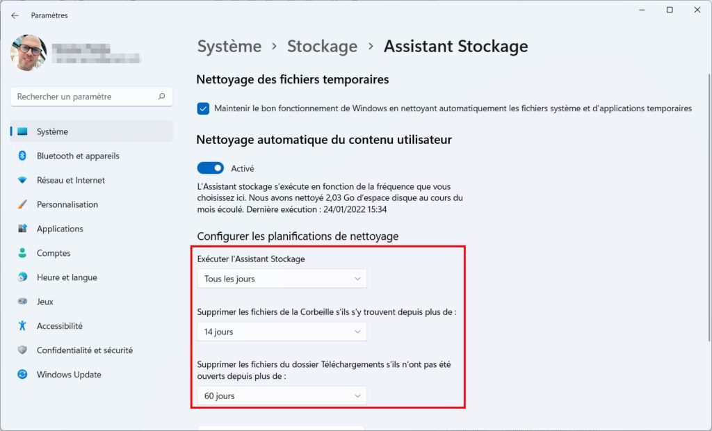 Nettoyer Windows 11 avec l'Assistant de stockage – Thebuzzly