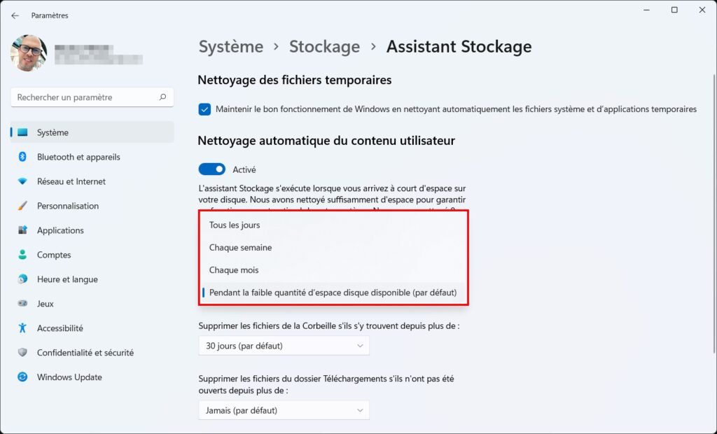 Nettoyer Windows 11 avec l'Assistant de stockage – Thebuzzly