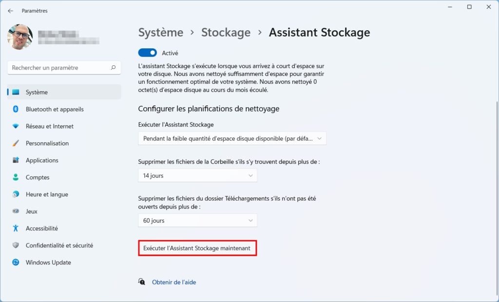 Nettoyer Windows 11 avec l'Assistant de stockage – Thebuzzly