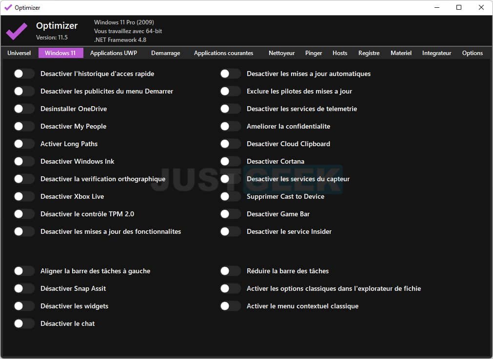 personnaliser et optimiser Windows 11/10 – Thebuzzly