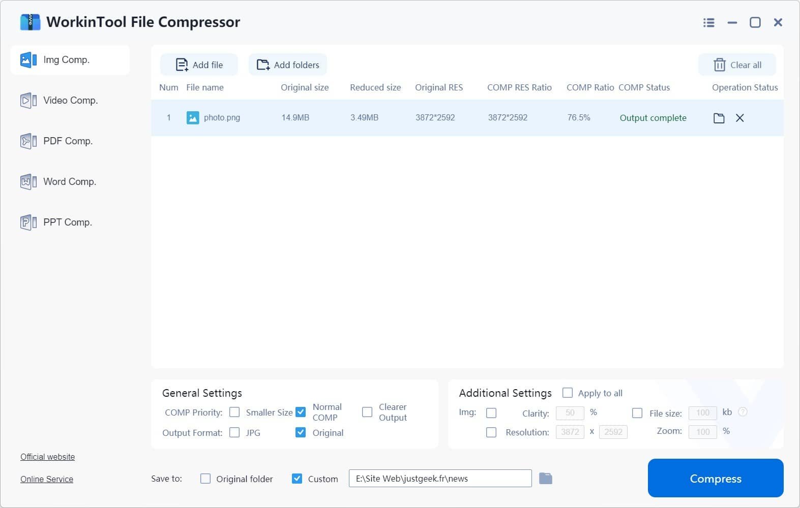 Compresser facilement un fichier avec WorkinTool File Compressor – Thebuzzly