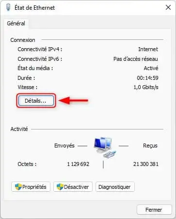 Comment trouver l 'adresse MAC de votre carte réseau sous Windows 11 ?