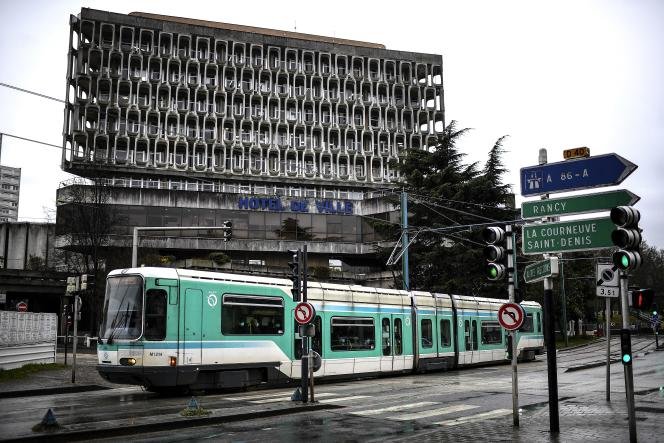 La mairie de Bobigny, en Seine-Saint-Denis, le 17 mars 2021.