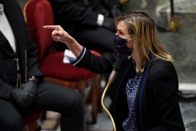 La ministre déléguée à l'industrie, Agnès Pannier-Runacher, à l'Assemblée nationale, à Paris, le 15 février 2022.