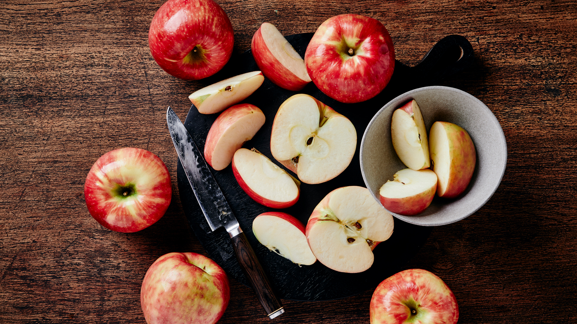 les pommes sont un bon aliment prébiotique