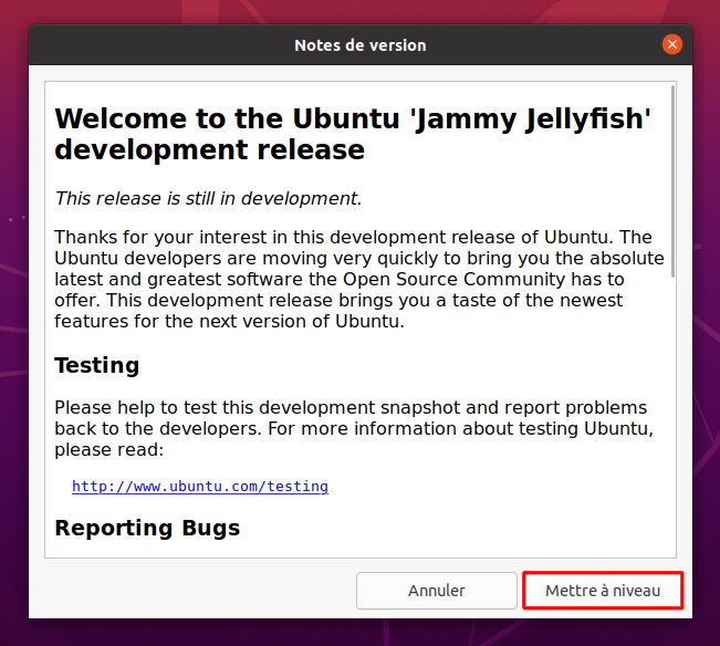 Mettre à jour Ubuntu 20.04 LTS vers 22.04 LTS – Thebuzzly