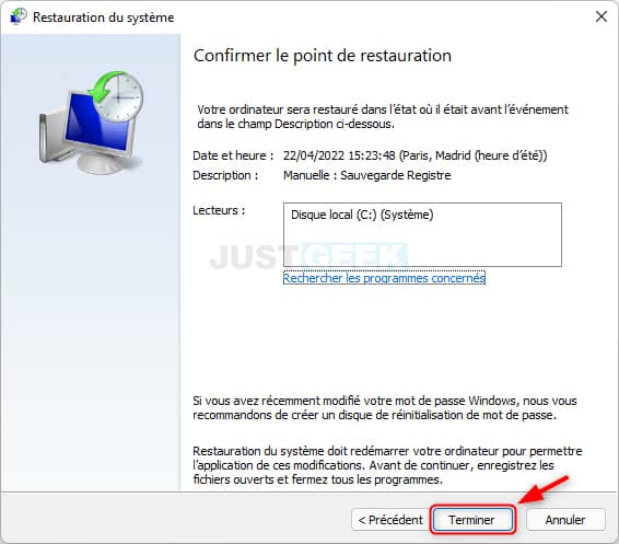 Comment sauvegarder et restaurer le registre Windows 11?