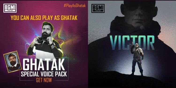 BGMI Special Ghatak Voice Pack Now Available, New Character