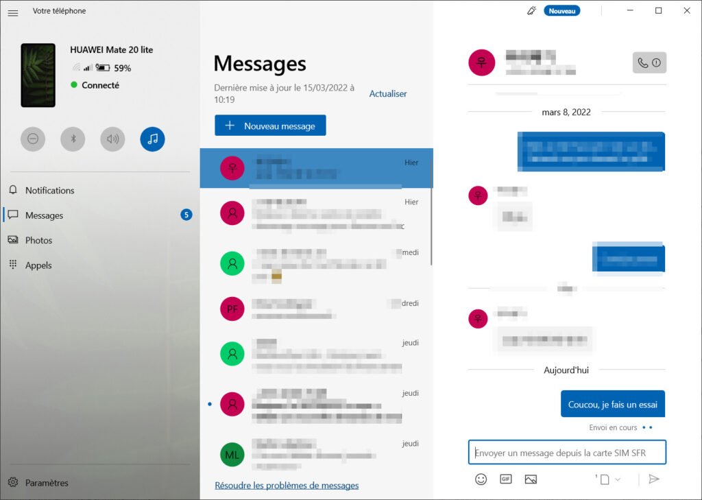 Envoyer et recevoir des SMS depuis votre PC Windows [11, 10] – Thebuzzly