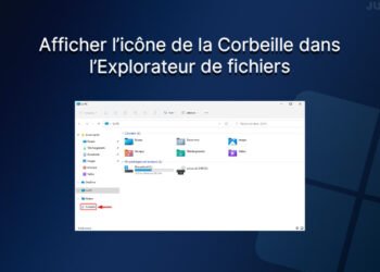 Afficher l'icône de la Corbeille dans l'Explorateur de fichiers de Windows 11