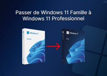 Comment passer de Windows 11 Famille à Windows 11 Professionnel ?