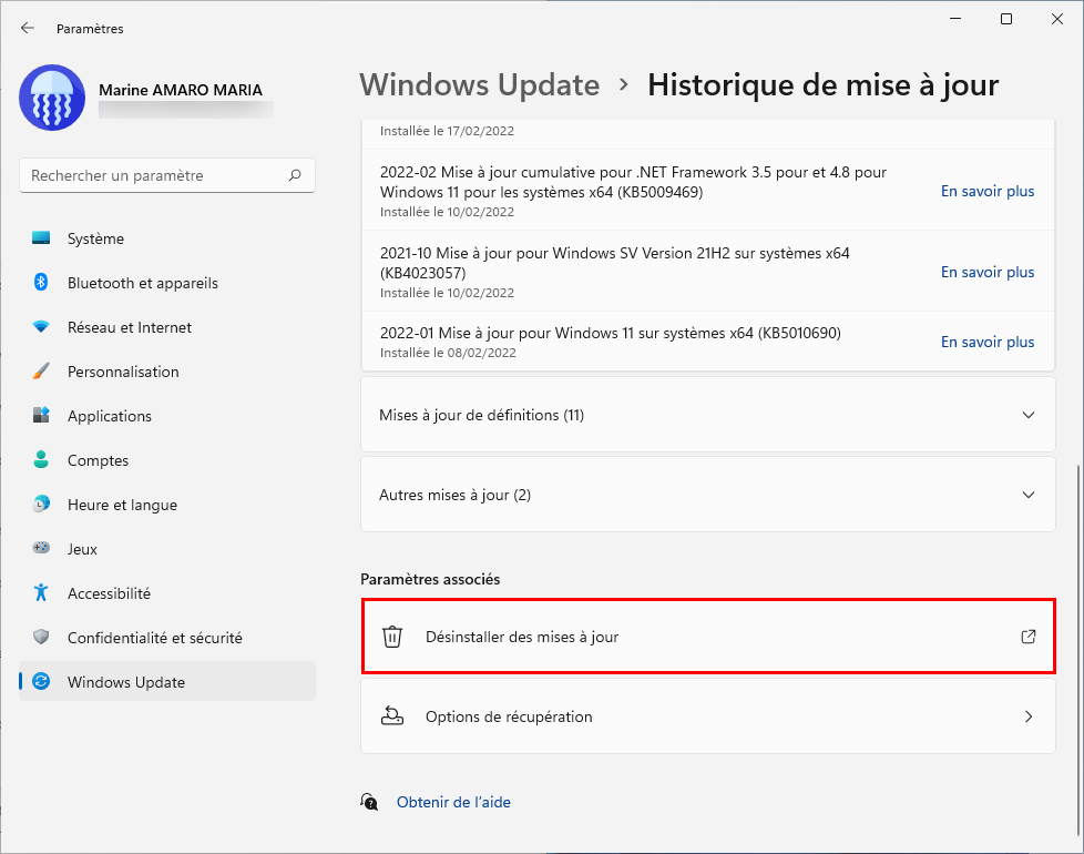 Désinstaller une mise à jour de qualité (cumulative) sur Windows 11 – Thebuzzly