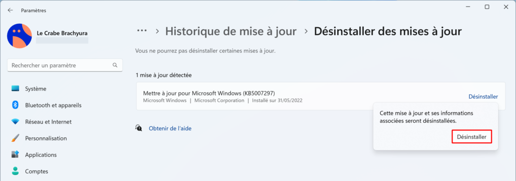 Désinstaller une mise à jour de qualité (cumulative) sur Windows 11 – Thebuzzly