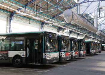 Les chauffeurs de bus RATP en grève