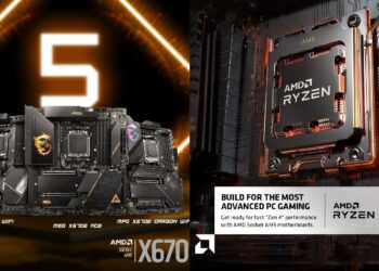 Computex 2022 : Annonce des cartes mères MSI X670 pour les processeurs AMD Ryzen série 7000