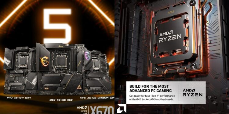 Computex 2022 : Annonce des cartes mères MSI X670 pour les processeurs AMD Ryzen série 7000 – Thebuzzly