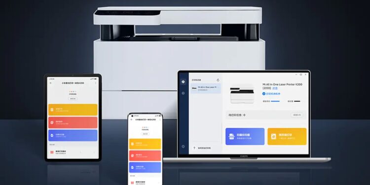 Lancement de l'imprimante laser tout-en-un Xiaomi K200 avec NFC, fonctionnalité glisser-déposer