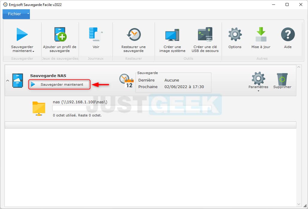 Sauvegardez votre PC avec Easy Backup