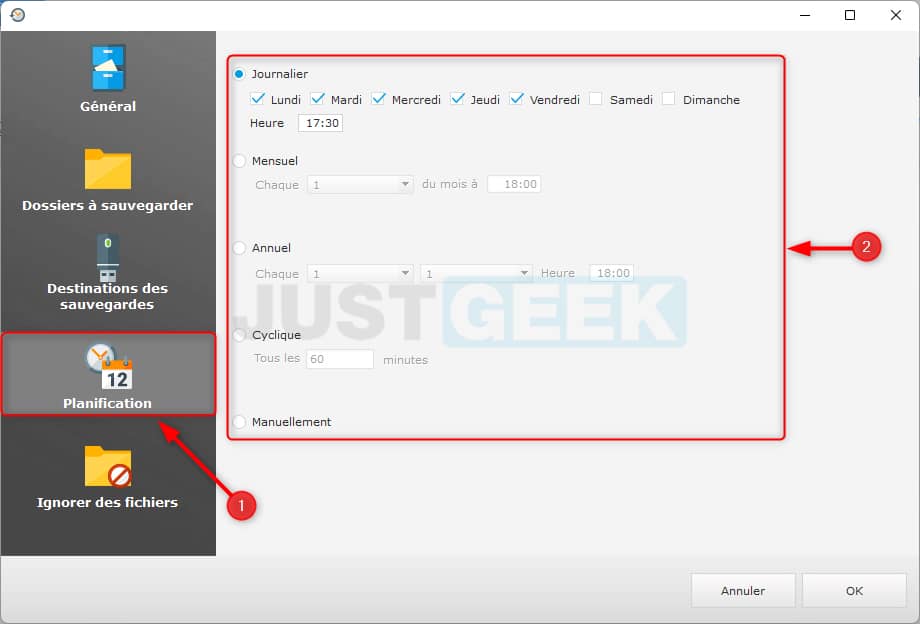 Planifiez vos sauvegardes PC
