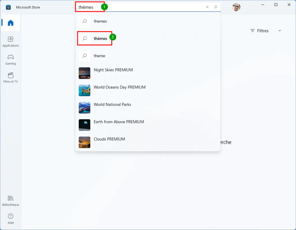obtenir des thèmes windows 11