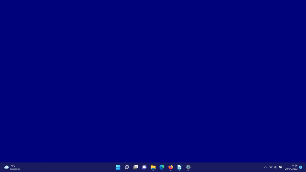 Windows 11 Personnaliser thème - Couleur unie sur bureau - Personnaliser un thème sur Windows 11 (couleur, sons, curseur, fond d’écran)