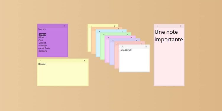 une application de prise de notes sous forme de post-it – Thebuzzly