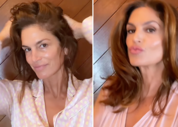 Cindy Crawford montre une peau éclatante dans un selfie sans maquillage