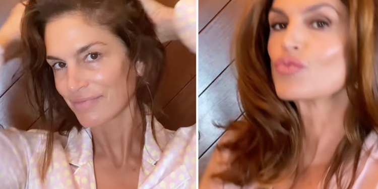 Cindy Crawford montre une peau éclatante dans un selfie sans maquillage – Thebuzzly