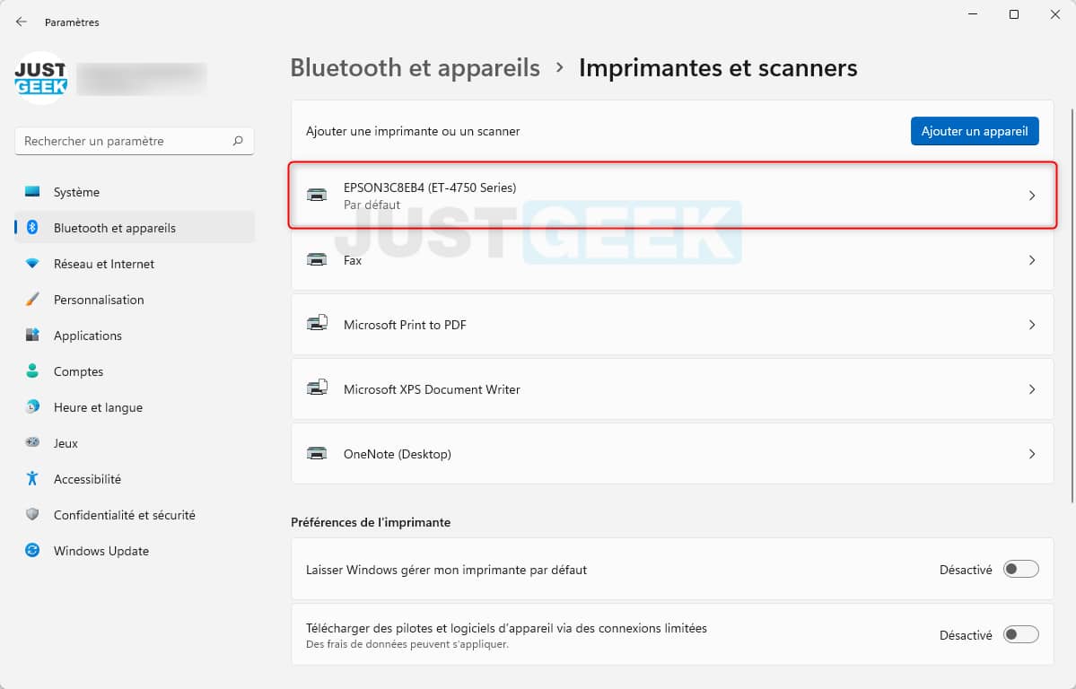 Comment installer une imprimante sous Windows 11 ?