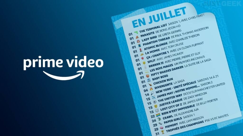 Nouvelle vidéo Amazon Prime en juillet 2022 – Thebuzzly