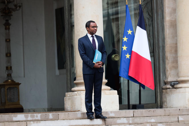 Le ministre de l'Education, Pap Ndiaye, à l'Elysée, le 23 mai 2022.