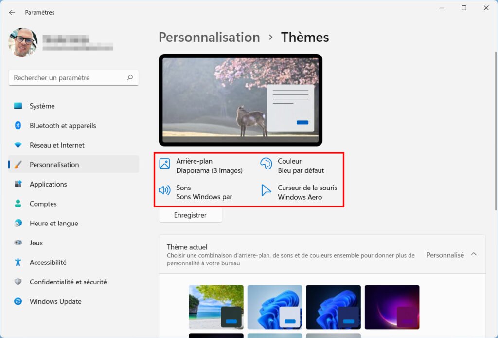 Personnaliser un thème sur Windows 11 (couleur, sons, curseur, fond d’écran) – Thebuzzly