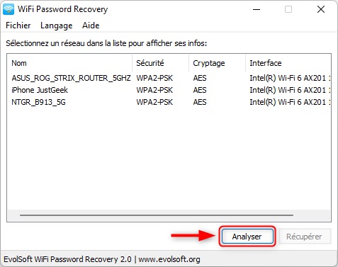 Récupérez tous les mots de passe WiFi enregistrés sur votre PC