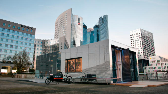 L'atelier Cyclofix, à La Défense.