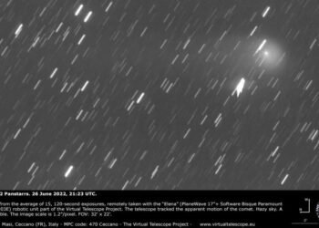 Une comète géante passera devant la Terre ce soir.  Voici comment le regarder en direct.