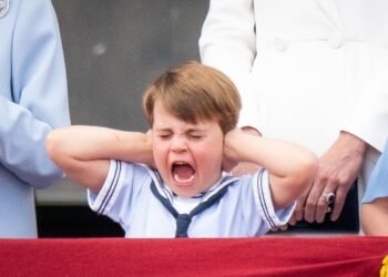 Le prince Louis parade la couleur