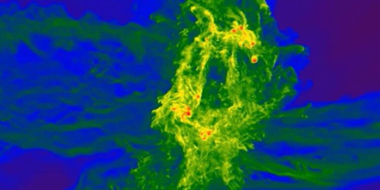 Trous Noirs Supermassifs Formes Dans De Rares Regions De Gaz