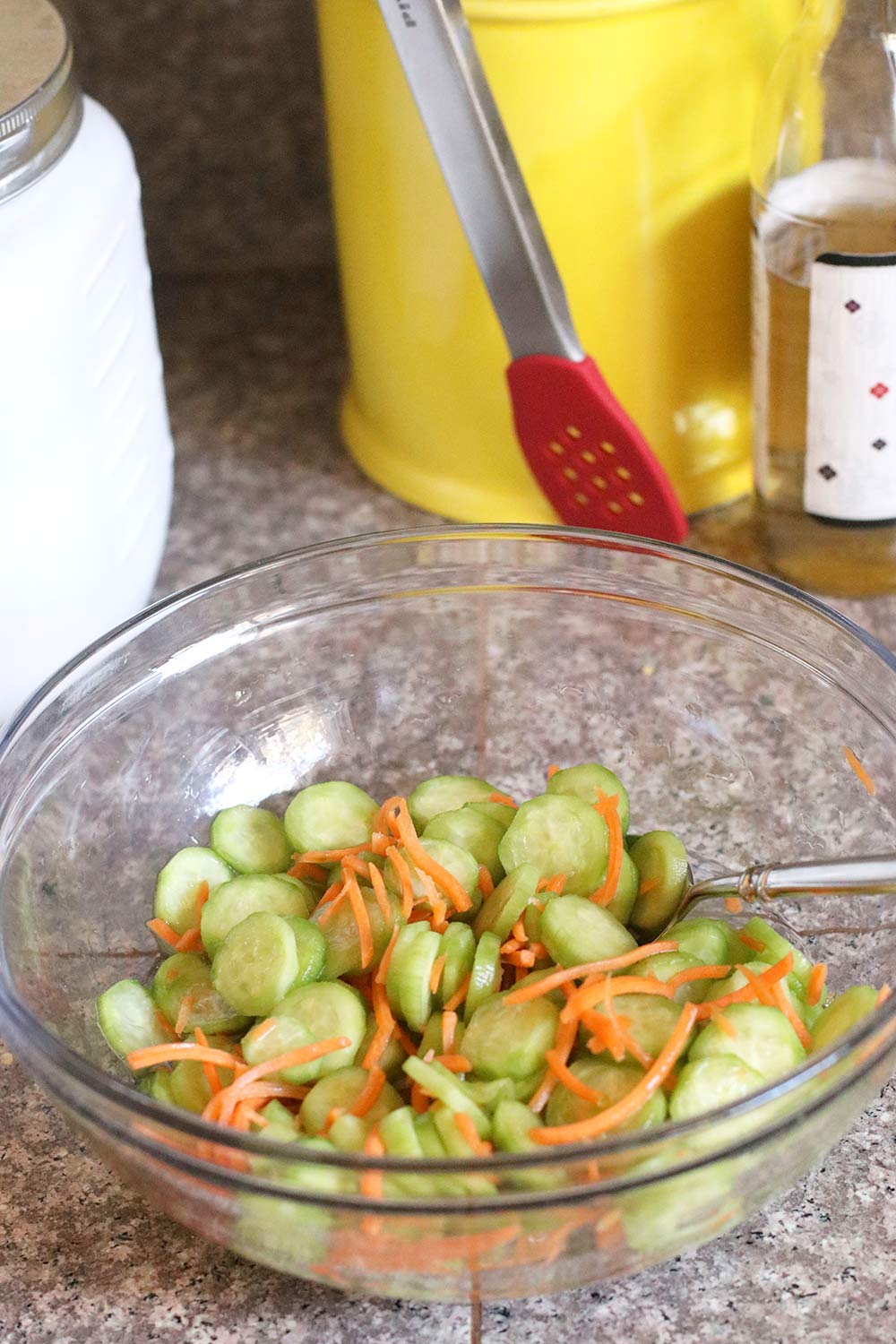 salade concombre carotte