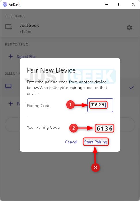 AirDash vous permet de partager facilement des fichiers entre appareils