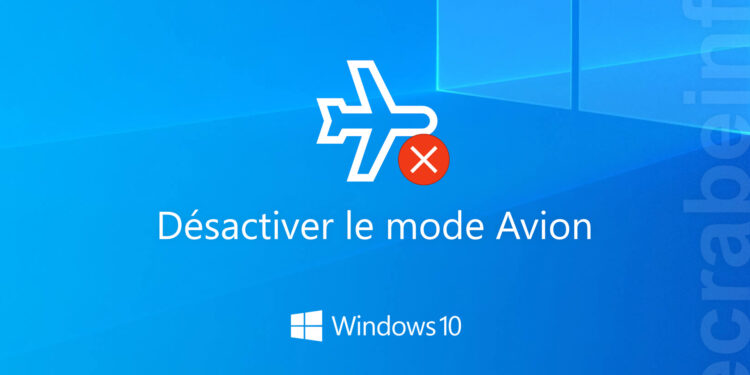 Désactiver le mode avion sur Windows 10