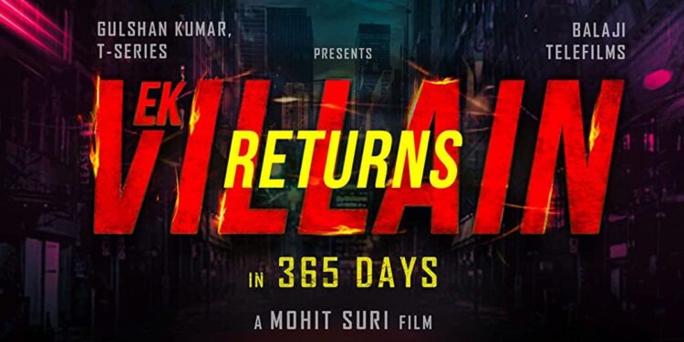 Ek Villain Returns Date de sortie : le thriller d'action de Mohit Suri sortira le 9 septembre sur Netflix