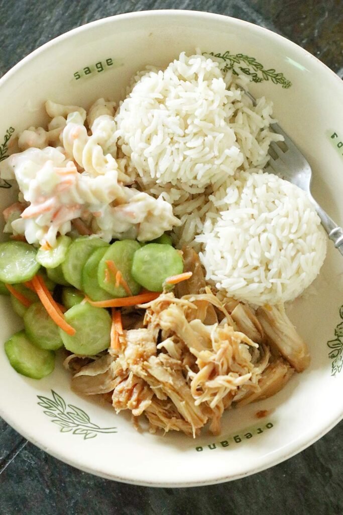 Recettes Pour Un Dejeuner A Lassiette Dinspiration Tropicale Poulet Hawaien dessus d'assiette de poulet hawaïen