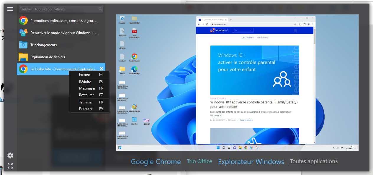 l'alternative à Windows Alt+Tab – Thebuzzly'alternative à Windows Alt+Tab