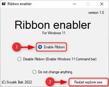 Restaurer le ruban dans l'explorateur de fichiers Windows 11 – Thebuzzly'explorateur de fichiers Windows 11