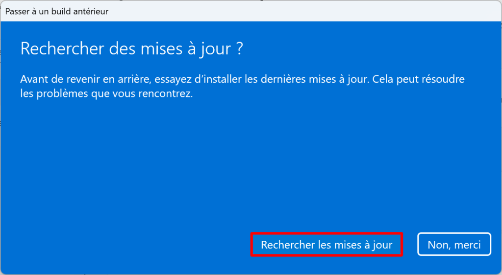 revenir à la version précédente de Windows 11 – Thebuzzly