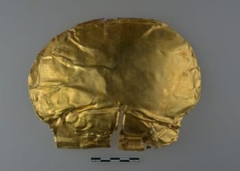 Un masque funéraire en or vieux de 3 000 ans découvert dans la tombe d'un noble en Chine