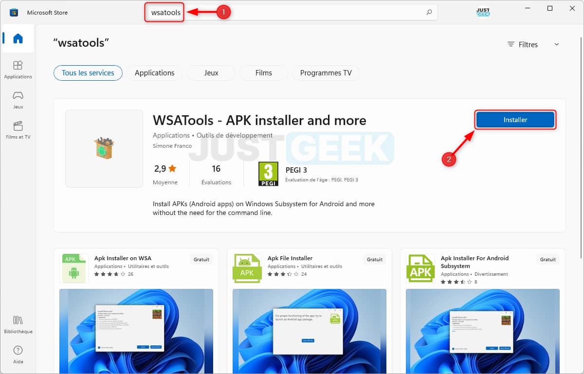 Comment installer des applications Android sur Windows 11 ? – Thebuzzly'application WSA Tools