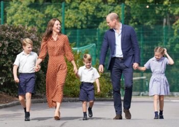Kate Middleton avec William et ses enfants