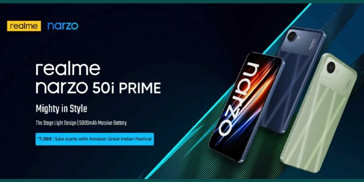 Realme Narzo 50i Prime Avec Batterie De 5 000 Mah