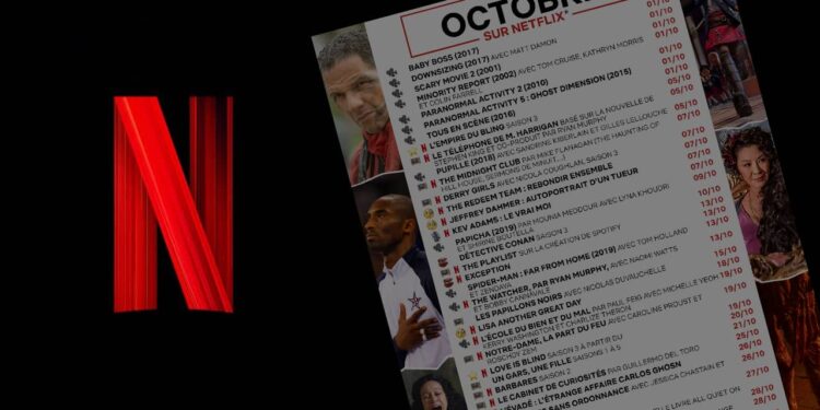 Nouveaux Films Et Series Arrivant En Octobre 2022